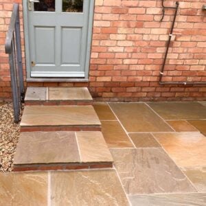 Rippon Buff Indian Sandstone Paving Slabs – Patio Pack – 25-35mm