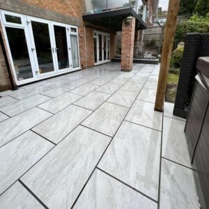 Anthracite Light Grey Outdoor Porcelain Paving Tiles – 1200x600mm – 20mm