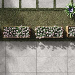 Anthracite Light Grey Outdoor Porcelain Paving Tiles – 600x600mm – 20mm