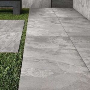 Beside Grey Outdoor Porcelain Paving Tiles – 900x600mm – 20mm