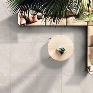 Bodo White Outdoor Porcelain Paving Tiles – 900x600mm – 20mm