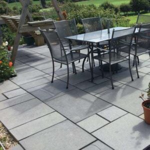 Dove Grey Indian Limestone Paving Slabs – Patio Pack – 22mm Calibrated
