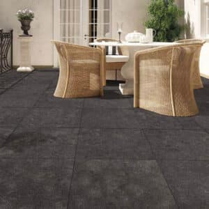 Fossil Nero Outdoor Porcelain Paving Tiles – 900x600mm – 20mm