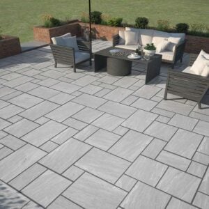 Kandla Grey Outdoor Porcelain Paving Tiles – Patio Pack – 20mm