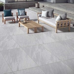 Kandla Grey Outdoor Porcelain Paving Tiles – 1200x600mm – 20mm