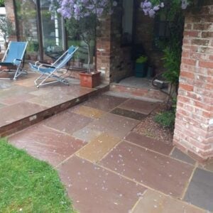 Raj Blend Indian Sandstone Paving Slabs – Patio Pack – 18mm Calibrated